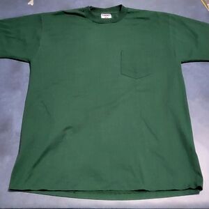 Vintage Mens Large Green Jerzees Lancaster City 1996-1997 Shuffle Alley League T